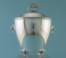 Gebäckdose - versilbert / A1