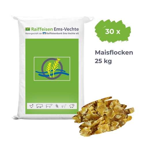 Maisflocken 25 kg sack - 30,