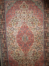 feiner handgeknüpfter Orient SeidenTeppich Kehan Persien 159x88cm