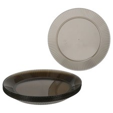 Togo kunststoff teller - togo, grau