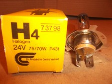 1x H4 Glühlampe Halogenlampe 24V 75/70W P43T LKW NKW Busse Trecker (MS18)