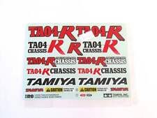 Tamiya 58282 TA04-R Chassis Bausatz/TA04R, 9495375/19495375 Decals/Aufkleber, Neu in OVP
