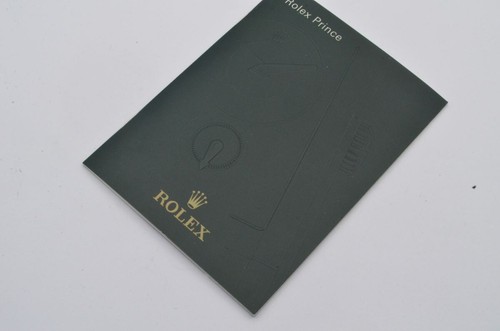 Rolex manual booklet prince - manual,