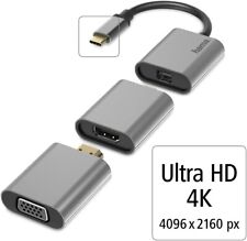 Hama 6in1 USB-C Video Adapter auf HDMI VGA Mini DP Displayport 4K Ultra HD 60 Hz