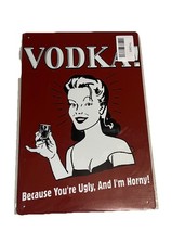 Vodka Schild