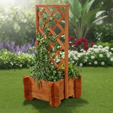 Rankgitter mit Pflanzkübel