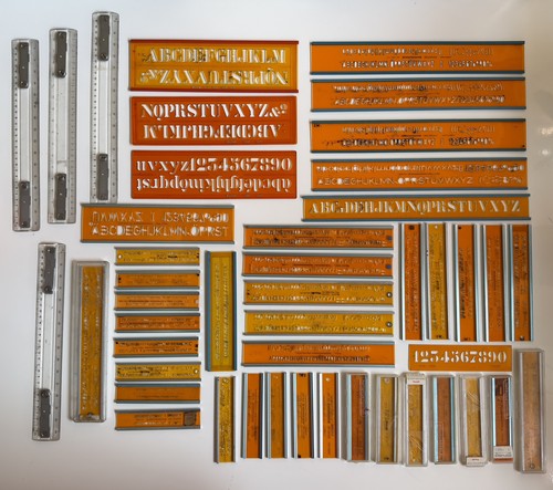 Schablonen konvolut set - schablonen, 42