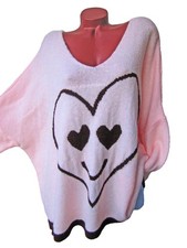 Oversize Long Strick Pullover