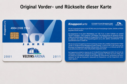 Knappenkarte schalke arena - schalke,