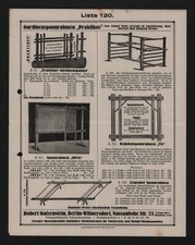 BERLIN-WILMERSDORF, Prospekt 1920, Robert Katzenstein Gardinen-Spannrahmen Prakt