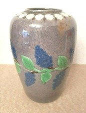 Jugendstil Keramik Vase mit