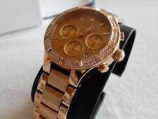 Damenuhr DKNY in Rosegold neu Modern mit Strass Steine