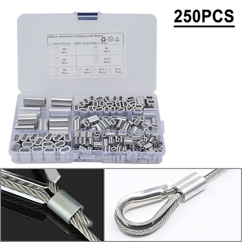 250pc 8größe aluminium - 250pc,