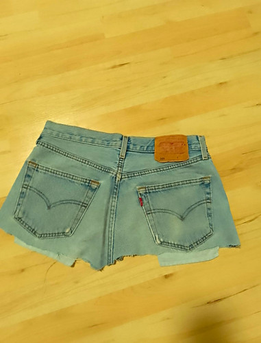 Levi 501 damen cut off - 501,