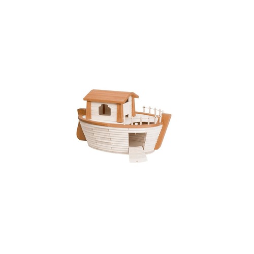Holztiger arche noah aus holz - aus,
