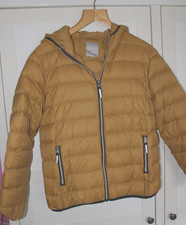 Steppjacke Gr. L 42  Damen Jacke honiggelb Kapuze