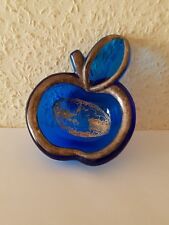 Murano glas Aschenbecher mit Silber Overlay motiv Venedig Apfelform 