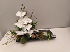 Orchideegesteck weiß