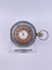 Taschenuhr Halbsavonette Omega brüniert 48mm