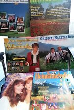 Sechs Vinyl Schallplatten deutsche Volksmusik aus Sammlung -