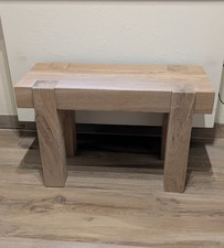 Balkenbank Sitzbank Eiche