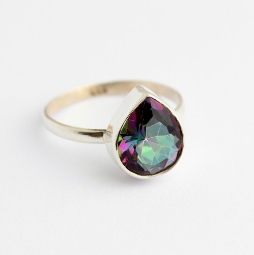 Mystik topas facettierte ring - topas,