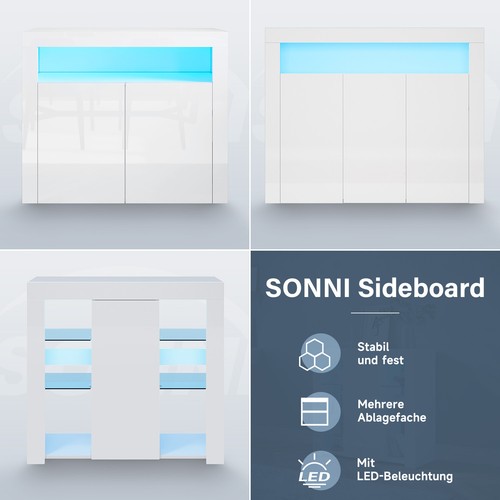 Kommode mit led sideboard - kommode,