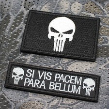 2x Aufnäher Si Vis Pacem Para