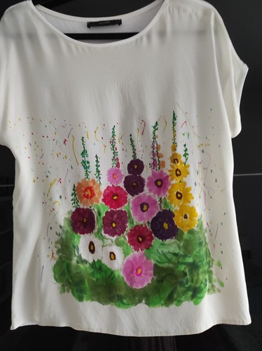 Seidenshirt l hallhuber - l,