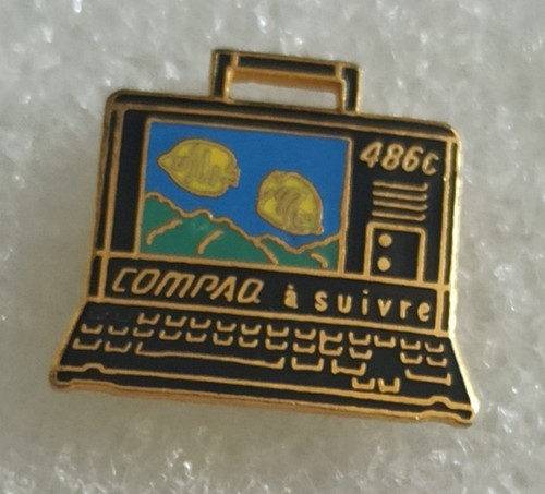 Compaq computer pins - compaq,