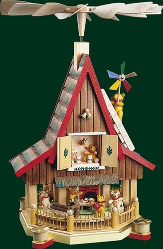 Bärenhaus weihnachtspyramide - bärenhaus,