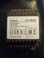 SSS Siedle TR 603-0 Transformator Transformer