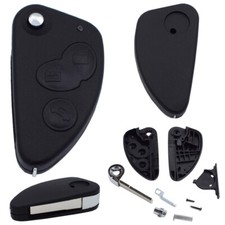 3 Tasten Klappschlüssel Gehäuse Schlüssel passend für Alfa Romeo 147 156 166 GT