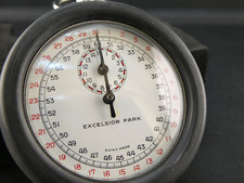EXCELSIOR PARK  Stoppuhr  Timer Stopper  50 mm  Schutzhülle  15 Min Swiss made