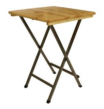 Stehtisch Stehbiertisch Partytisch Bartisch Bistrotisch ZÜRICH 78x78cm, eckig