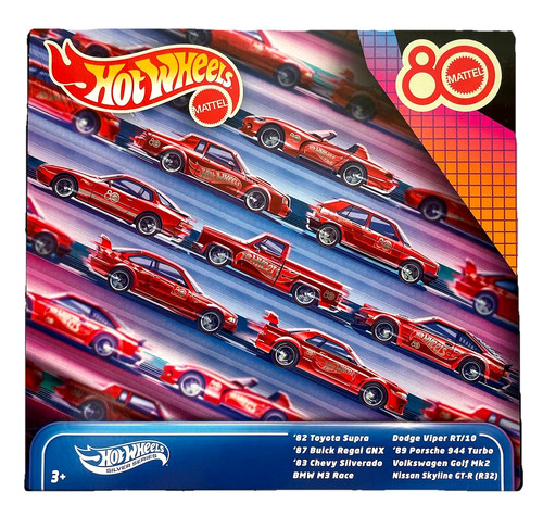 Hot wheels mattel - hot, 80th