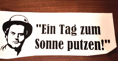 Aufkleber terence hill - ein, tag