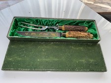 Hirschhorn Tranchierbesteck | Jagdbesteck Othello Anton Wingen JR. Solingen