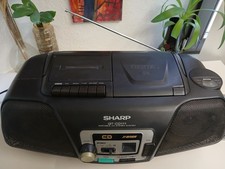 SHARP QT-CD111 Boombox Ghettoblaster Kassettenrecorder Radio CD-Player XBass Rar