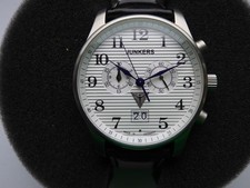 HAU: JUNKERS IRON ANNIE JU52 QUARZ, Stahl, Box, Papiere, Made in Germany, läuft