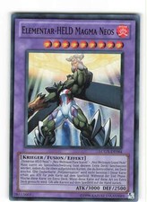 Yugioh ELEMENTAR-HELD MAGMA NEOS , lcgx-de064 Super Rare deutsch Near Mint 