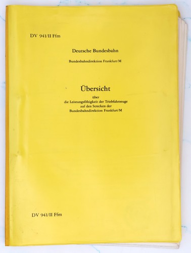 Bundesbahn-Kursbuch-