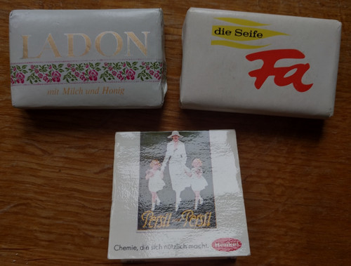 Alte warenproben der fa - alte,