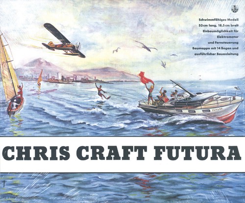 Kartonmodell chris craft - kartonmodell,