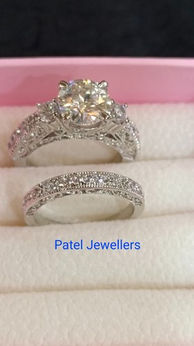 2ct rund schliff - 2ct, moissanit