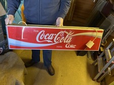 Coca Cola Leuchtreklame Dekolampe Werbelampe 70er Jahre Trink Cola 