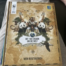 Stickeralbum Sammelalbum Edeka WWF - bespielt- teilweise beklebt