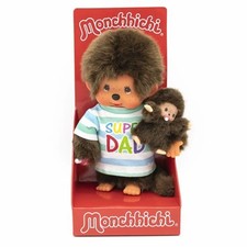 Monchhichi Vater mit Kind