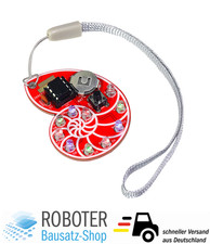 Bausatz Lauflicht LED Muschel Anhänger Übungsplatine DIY Elektronik Löten