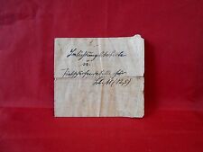 Bedienungsanleitung Belichtungstabelle handgeschrieben Gebrauchsanleitung ca1900